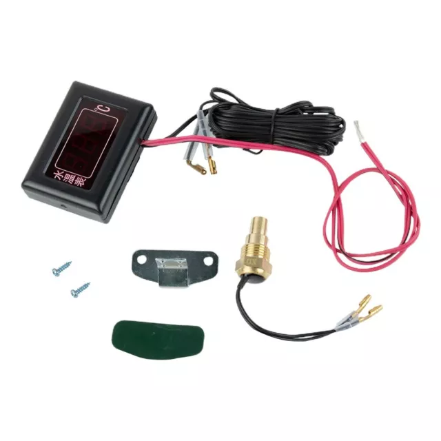 4 / Set Digitale Acqua Termometro Kit E Sensore Spina for Motore Auto 12~24V