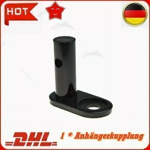 Bicycle trailer hitch with locking pin coupling steel coupling adapter LOVE