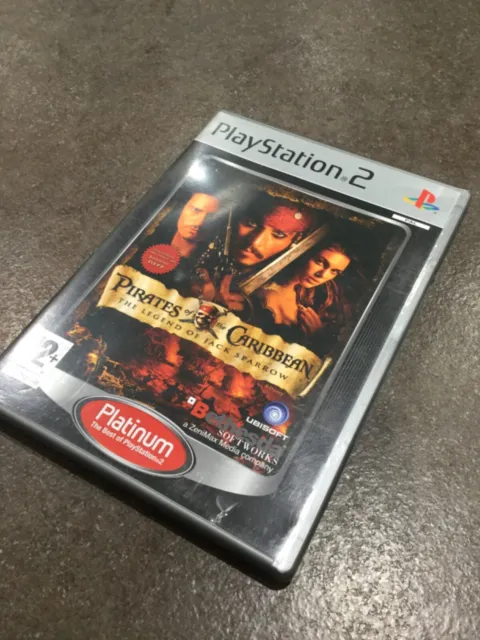 Pirates of the Caribbean Legend of Jack Sparrow PS2 PlayStation 2 Game & manual