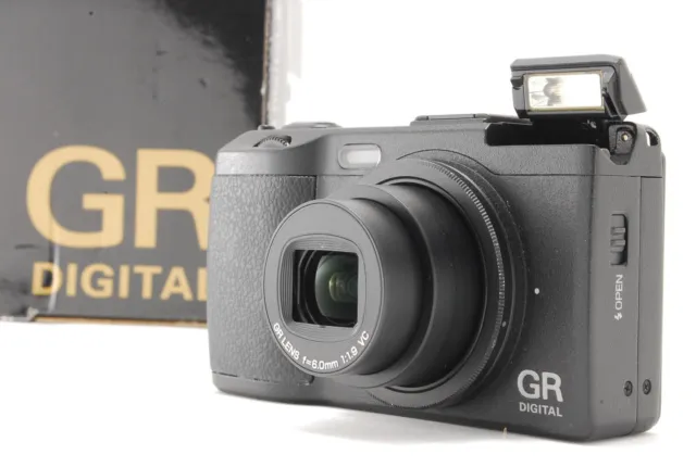 [N Mint+ w/Box] RICOH GR DIGITAL IV 10.1 MP DIGITAL Camera Black body From Japan 2