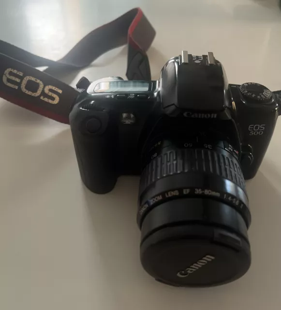 Canon EOS 500 35mm Spiegelreflexkamera Inkl Objektiv und Tasche