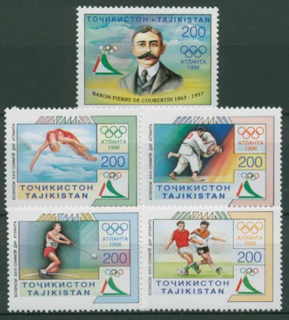 Tayikistán 1996 Juegos Olímpicos de Verano Atlanta 101/05 sin usar