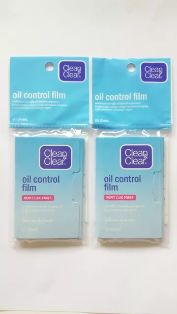 2 x Clean & Clear Oil Control Film Blotting Paper