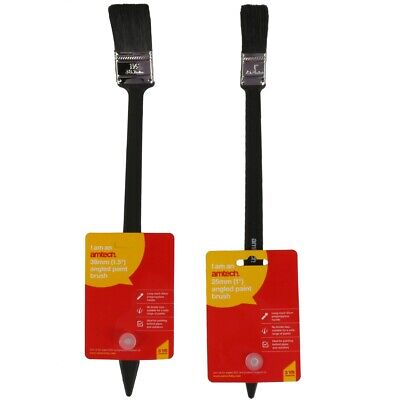 Scegliere 25/38mm AMTECH angolato Nylon Pennello Tubo Radiatore Decorazione fai da te UK 