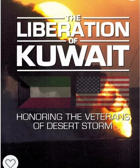 Brand New 25th Anniversary Liberation Of Kuwait 1st Ed Honoring VETS Book DVD