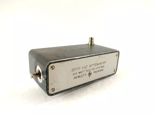 Agilent Hewlett Packard HP 355D VHF Attenuator Unit 0.5 Watt 50 Ohm DC-1000 MHz