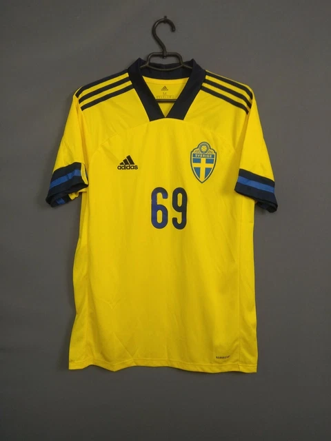 Sweden Jersey 2020 2021 Home MEDIUM Shirt Adidas FH7620 ig93