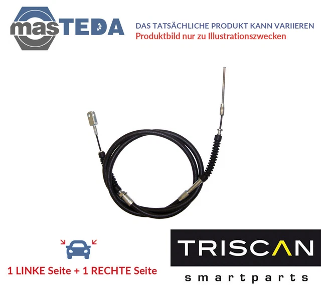 8140 16170 Handbremsseil Bremsseil Centre Triscan 2Pcs Für Ford Focus