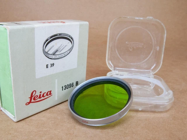 Filtro verde Leitz Leica HOOFG / 13096 E39 GGr