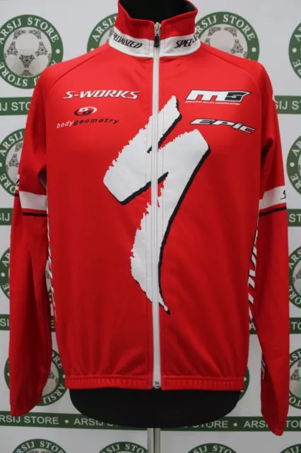 Giacca Jacket ciclismo SPECIALIZED TG L X882 bike shirt maillot trikot jersey