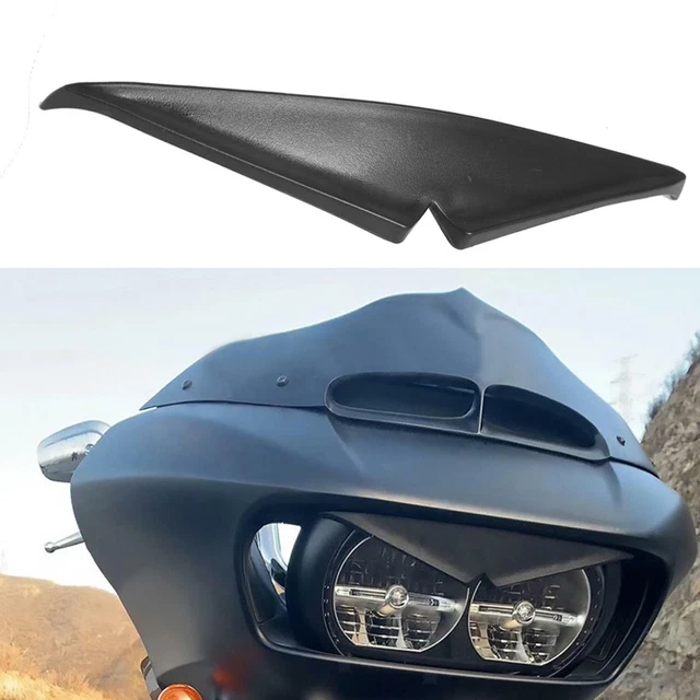 HEADLAMP EYEBROW EYELID Sticker Matte Black Plastic Motorcycle Headlight Trim £20.71 PicClick UK