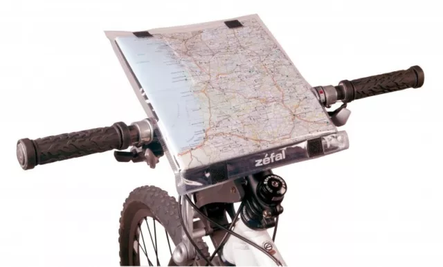 Soporte de mapa de bicicleta grande Zefal Doomap impermeable 1151 9,65""/9,65"" estuche barra de vástago