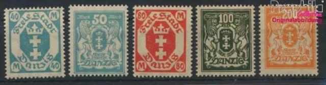 Briefmarken Danzig 1923 Mi 138-142 postfrisch (9717409