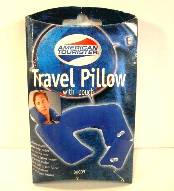Inflatable Travel Pillows 2 with Pouches American Tourister # AM0004BL