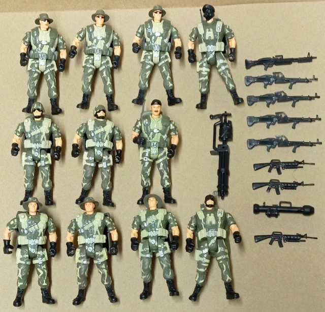 Lot De Soldats En Aluminium - Fabrication USA/Angleterre 1943/45 - Militaria WWII