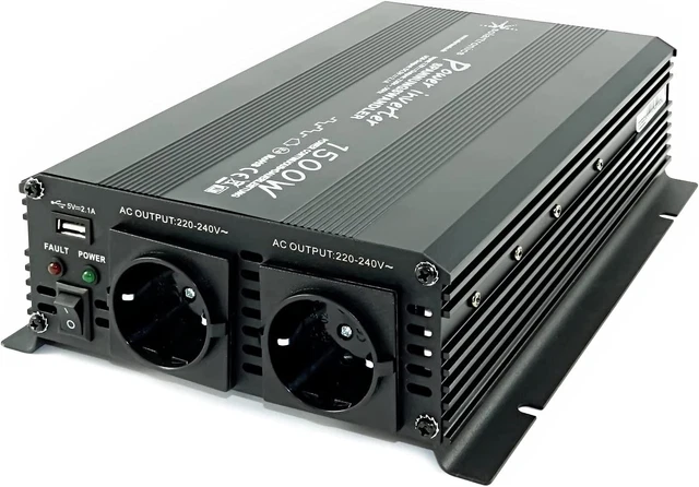 Spannungswandler 12V 1500 3000 Watt 230V - Wechselrichter für den mobilen Anschl