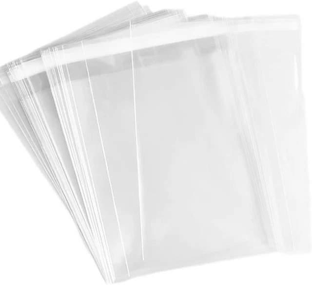 4-5/8'' X 5-3/4'' Cello Cellophane Bags Fits A2 Card W/Envelope Photos Jewelry C