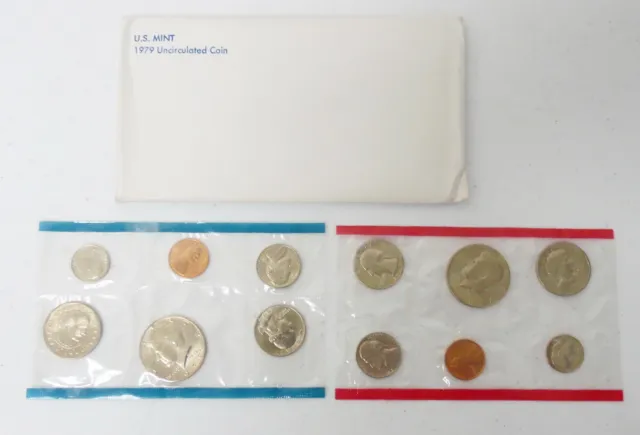 1979 US 12 Coin Mint Set Original Government Packaging ~ Free Shipping