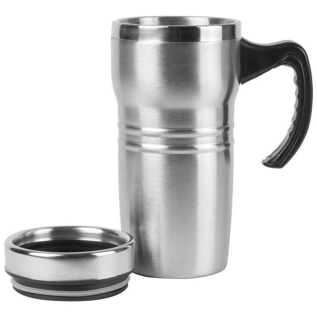 COFFEE TRAVEL MUG 16oz Stainless Steel Double Wall Liner Tumbler Travel Drink