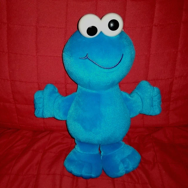 Fisher Price Sesame Street BABY COOKIE MONSTER 11in Soft Smooth Plush Muppets