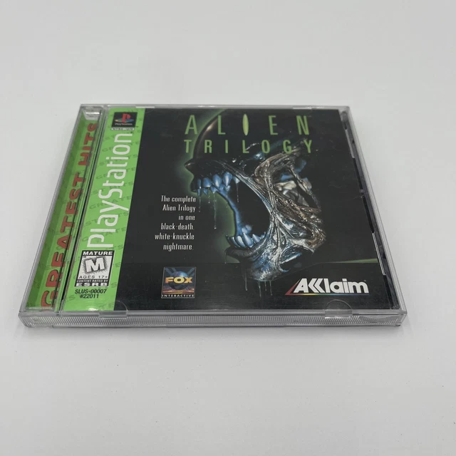 ALIEN TRILOGY GREATEST Hits (Sony PlayStation 1 PS1) Complete CIB