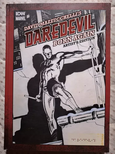 MAZZUCCHELLI - DAREDEVIL : BORN AGAIN Artist's Edition HC IDW Marvel 1st print