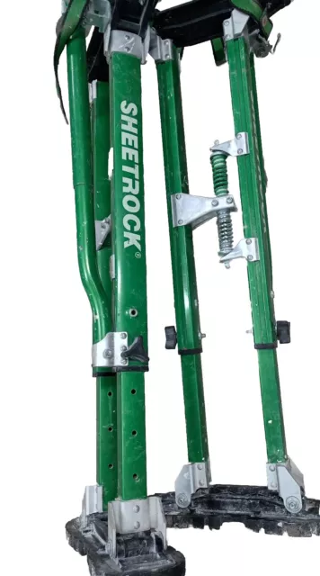 USG Sheetrock Magnesium, Lightweight Professional Drywall Stilts 24-40” Used