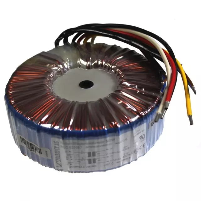 Toroidal transformer 500VA 2x115V 2x18V 36V Sedlbauer RSO-825059