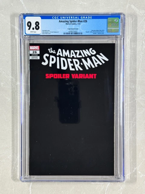 Amazing Spider-Man #26 (2023 Marvel Comics) 1st Print Spoiler Variant CGC 9.8
