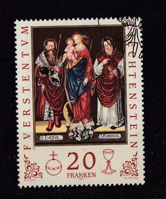 Liechtenstein 1151 Postage Stamp Patron Saints Oo