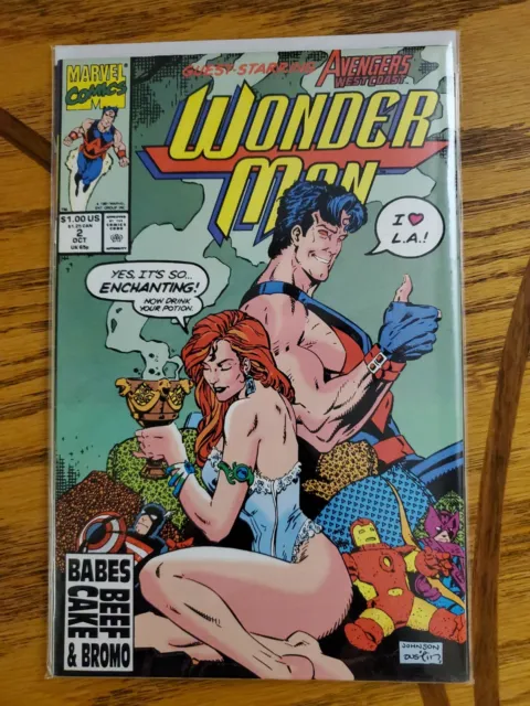 Wonder Man #2,4 (1991, Marvel, First Print) 1st Appearance Splice