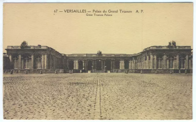 Cards A40 postcard Old Trianon Palace Versailles France