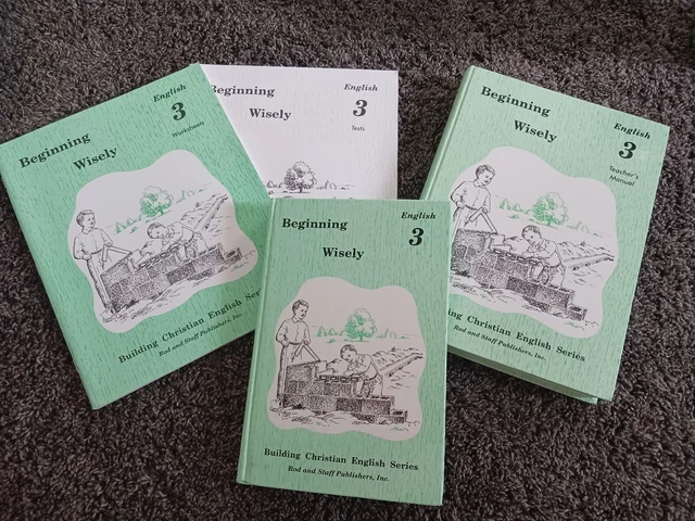 Beginning Wisely English 3 Rod and Staff Set Teacher’s Manual Student Textbook Beginning Wisely English 3 Rod and Staff Set Teacher’s Manual Student Textbook