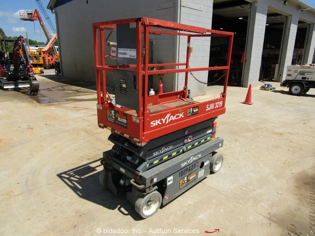 2016 Skyjack SJIII-3219 19' Electric Scissor Lift Man Aerial Platform bidadoo
