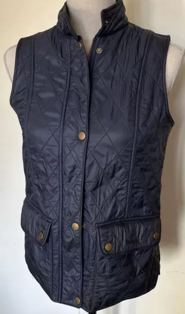 Girls Barbour Wray Gilet Navy Blue Size XL (Chest 38”) Excellent Condition