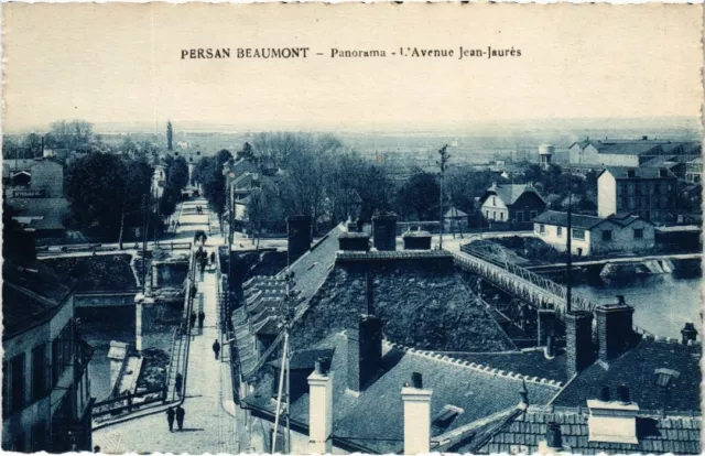 CPA Persan Beaumont - Panorama - L'Avenue Jean-Jaurés (988914)