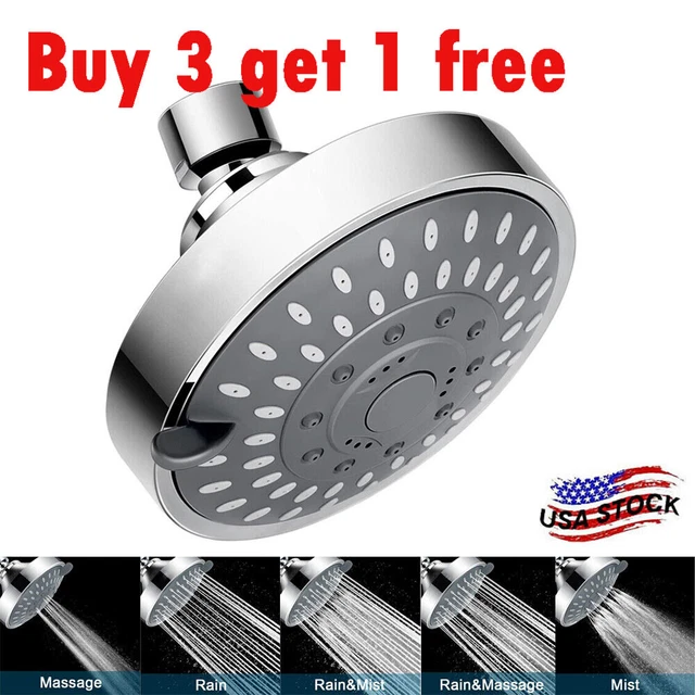 Shower Heads Handheld Spray High Pressure Adjustable Showerhead Top Spray Bath#