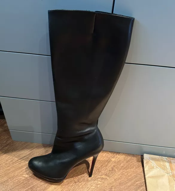 AUTHENTIC CHRISTIAN LOUBOUTIN Calf Leather Boots Size 41 £25.00 ...