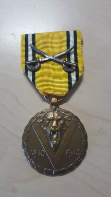 Orden Belgien Commemorative Medal Belgium  WK 2 Victory SIEGESMEDAILLE 1940-1945