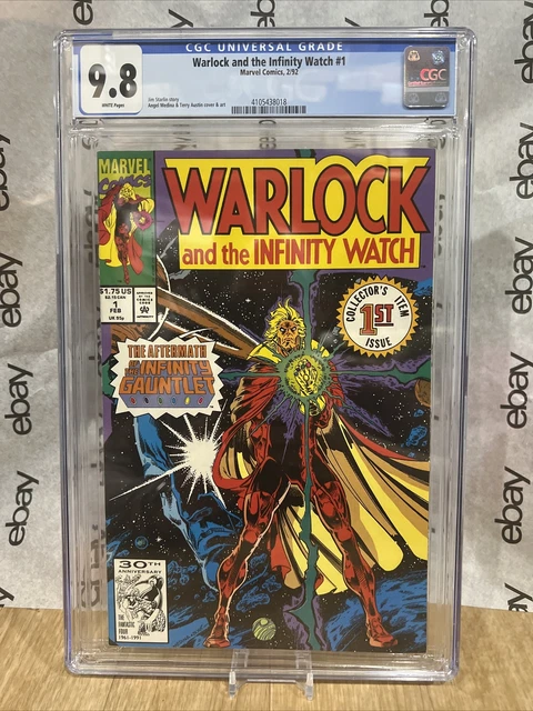 Warlock and the Infinity Watch #1 CGC NM/M 9.8 White Pages Marvel 1992