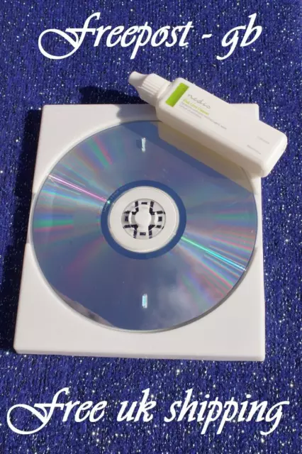 Super Cd - Dvd & Blu-Ray Wet Or Dry Lens / Laser Cleaner / Cleaning Disc + Fluid
