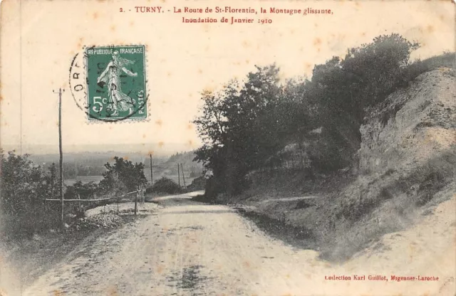 Batido - La Camino De st-Florentin Montaña Deslizante - Proyector 1910