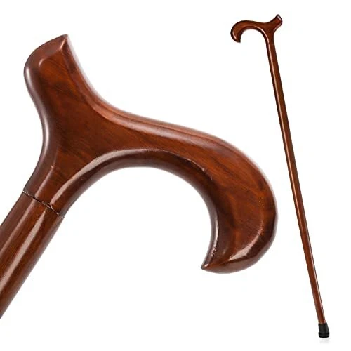 36 inch Wooden Walking Cane for Men and Women, All Occasion Ergonomic Wood