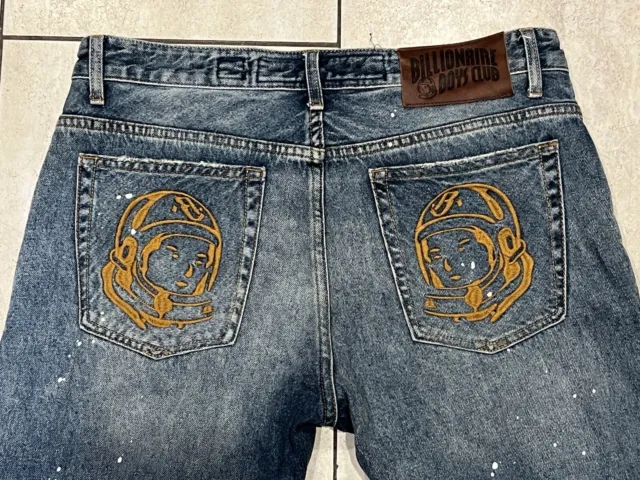 Billionaire Boys Club Jeans Astronaut Blue Denim Streetwear Size 34 X 30