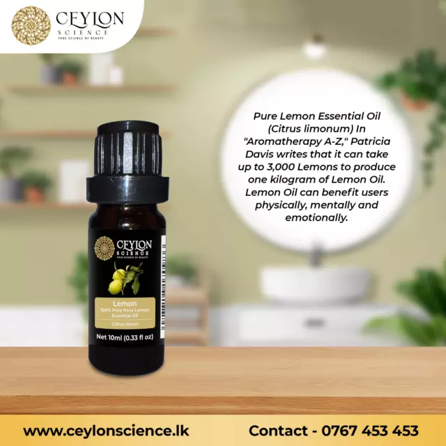 100% Pure Lemon Essential Oil Therapeutic Grade 10ml