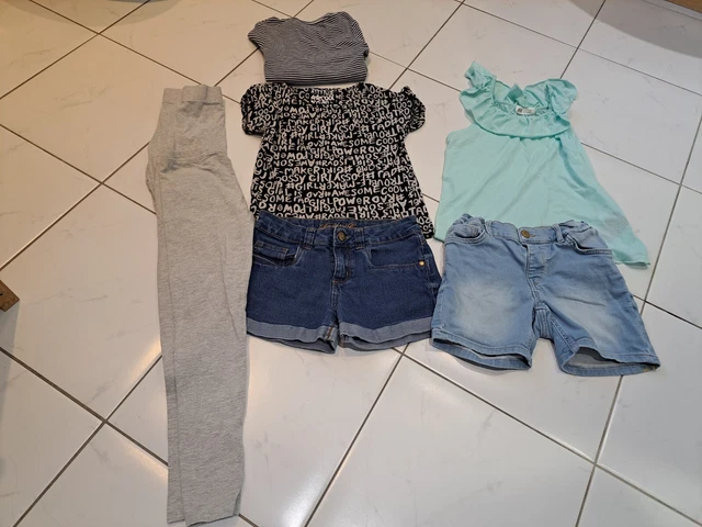 Girls Summer Clothes Bundle Age 7-8 Years  X7 Items