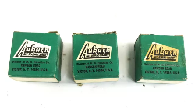 Auburn Thrust Ball Bearing 2-T-100 [Lot of 3] NOS