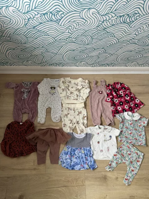 Baby Girls Bundle Of Clothes Age 3-6 Months