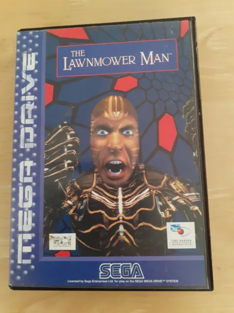 The Lawnmower Man  Sega  Mega Drive Genesis Cased Game, boxed with Manual