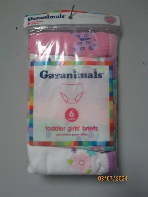 Toddler Briefs Underwear Girls Panties Soft Cotton Comfort White 8